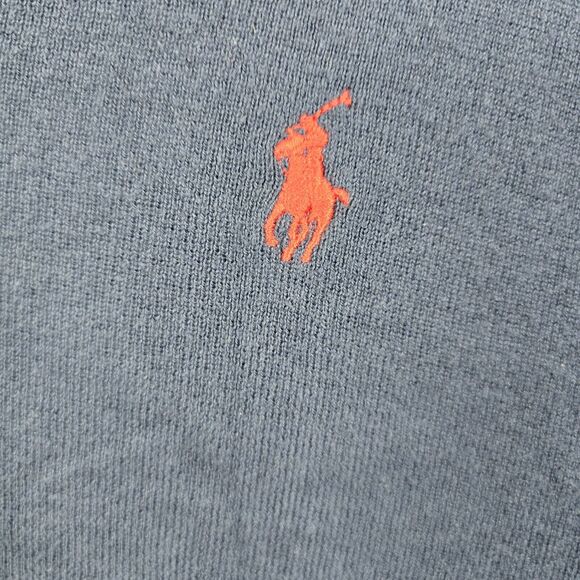 VINTAGE Polo Ralph Lauren Sweater Men's Blue V-Neck Vest Golf Size XL - Picture 4 of 10